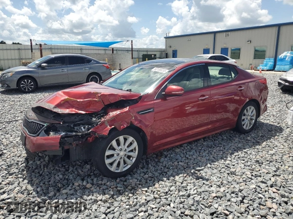 2015 Kia Optima EX с VIN 5XXGN4A70FG389927, выставлен на аукционе Copart как лот 60199955 с пробегом 96 389 миль миль и Списание • Salvage title. История ставок и продаж доступна на DreamBid. Изображение 1.