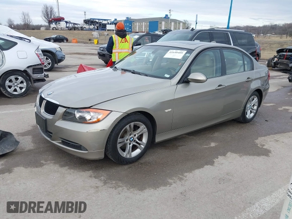 2008 BMW 3 Series 328i with VIN WBAVA33518K053136, listed as a IAAI auction lot 41640409 with 89,506 mi miles and . Bid and sale history available at DreamBid. Image 18.