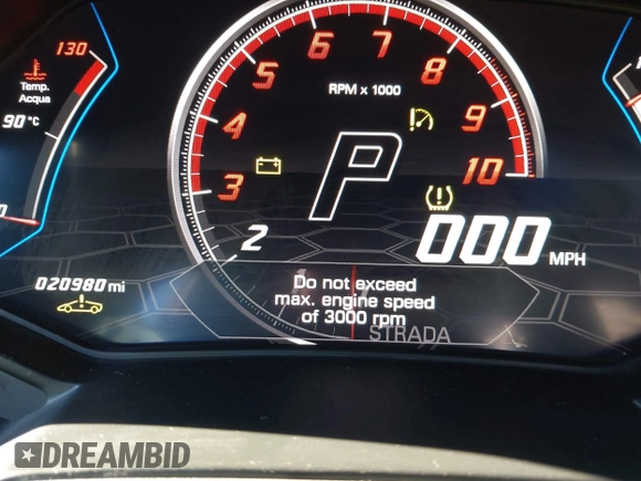 2021 Lamborghini Huracan z VIN ZHWUF5ZF7MLA16358, wystawiony jako IAAI lot #41407639 z przebiegiem 20 980 mil mil oraz . Historia ofert i sprzedaży dostępna na DreamBid. Obrazek 16.