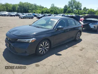 2023 Honda Civic EX with VIN 2HGFE1F78PH301869, listed as a Copart auction lot 61760075 with 28,034 mi miles and Salvage title. Bid and sale history available at DreamBid. Image 1.