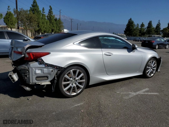 2016 Lexus RC 200t with VIN JTHHA5BC7G5001727, listed as a Copart auction lot 72089444 with NaN miles and Salvage Title. Bid and sale history available at carsss.com. Image 3.