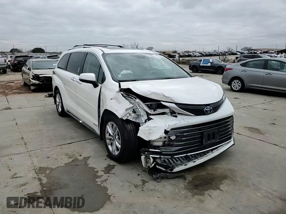 2021 Toyota Sienna Limited with VIN 5TDZRKEC9MS043492, listed as a Copart auction lot 42802965 with 85,190 mi miles and Salvage Title. Bid and sale history available at carsss.com. Image 14.