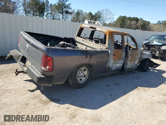 2019 Ram 1500 Classic Tradesman with VIN 1C6RR6FG4KS603536, listed as a Copart auction lot 47208065 with 0 mi miles and Salvage Title. Bid and sale history available at carsss.com. Image 3.