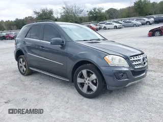 2011 Mercedes-Benz M 350 with VIN 4JGBB5GB1BA627516, listed as a IAAI auction lot 41572634 with 94,706 mi miles and . Bid and sale history available at DreamBid. Image 1.
