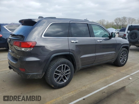 2020 Jeep Grand Cherokee Limited X with VIN 1C4RJFBG5LC199888, listed as a Copart auction lot 52317225 with 59,390 mi miles and Salvage Title. Bid and sale history available at carsss.com. Image 3.
