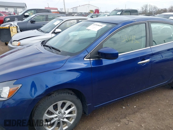 2018 Nissan Sentra S with VIN 3N1AB7AP7JY308165, listed as a IAAI auction lot 41918459 with 52,415 mi miles and . Bid and sale history available at DreamBid. Image 6.