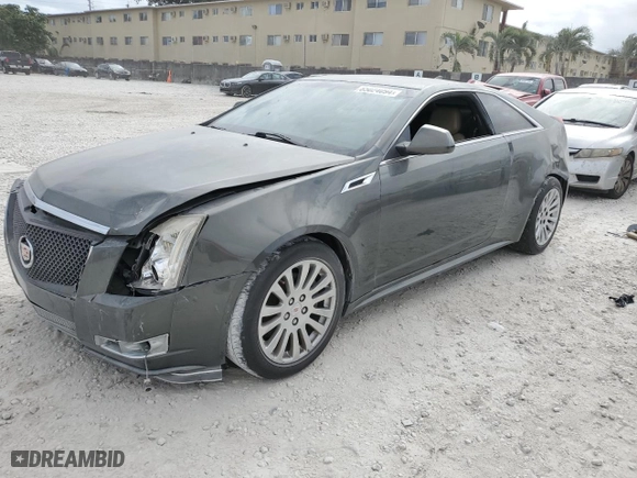 2011 Cadillac CTS Coupe Performance with VIN 1G6DJ1ED6B0146389, listed as a Copart auction lot 85024094 with 0 mi miles and Clean Title. Bid and sale history available at carsss.com. Image 1.