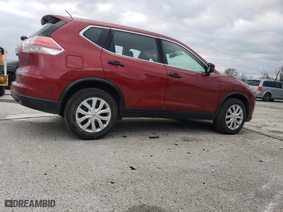 2016 Nissan Rogue SV with VIN KNMAT2MV6GP685863, listed as a Copart auction lot 86999444 with 174,761 mi miles and Salvage Title. Bid and sale history available at carsss.com. Image 3.