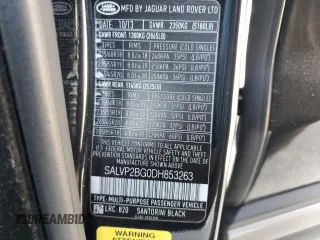 2013 Land Rover Range Rover Evoque Pure Plus with VIN SALVP2BG0DH853263, listed as a Copart auction lot 63275215 with 117,159 mi miles and Salvage title. Bid and sale history available at DreamBid. Image 14.
