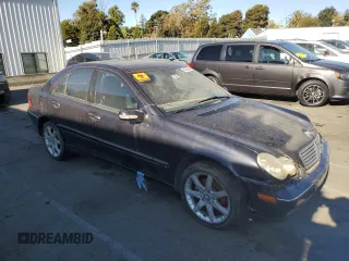 2003 Mercedes-Benz C 230 Kompressor with VIN WDBRF40J33F415383, listed as a Copart auction lot 76595584 with Not Provided miles and Salvage Title. Bid and sale history available at DreamBid. Image 4.