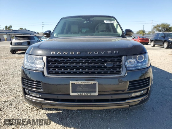 2015 Land Rover Range Rover HSE with VIN SALGS2VF9FA234442, listed as a Copart auction lot 65928525 with 90,489 mi miles and Clean title. Bid and sale history available at DreamBid. Image 5.