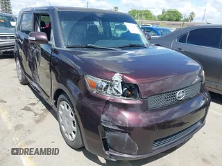 2008 Scion xB with VIN JTLKE50E281001793, listed as a IAAI auction lot 41947484 with 141,423 mi miles. Bid and sale history available at carsss.com. Image 1.