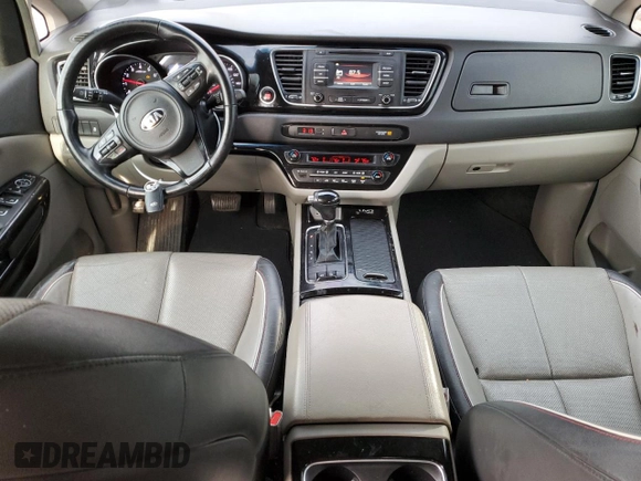 2015 Kia Sedona EX with VIN KNDMC5C18F6055487, listed as a Copart auction lot 47095305 with 221,310 mi miles and Salvage Title. Bid and sale history available at carsss.com. Image 8.