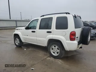 2003 Jeep Liberty Limited with VIN 1J4GK58K83W504657, listed as a Copart auction lot 43963775 with 123,449 mi miles and Salvage Title. Bid and sale history available at carsss.com. Image 2.