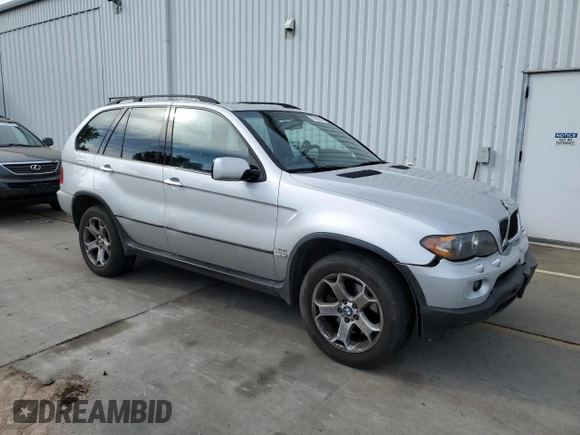 2004 BMW X5 3.0i with VIN 5UXFA13504LU20025, listed as a Copart auction lot 78745834 with 164,088 mi miles and Salvage Title. Bid and sale history available at carsss.com. Image 4.