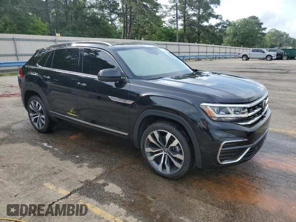 2023 Volkswagen Atlas SEL Premium R-Line with VIN 1V2FE2CA9PC206520, listed as a Copart auction lot 53936345 with Not provided miles and Salvage title. Bid and sale history available at DreamBid. Image 4.