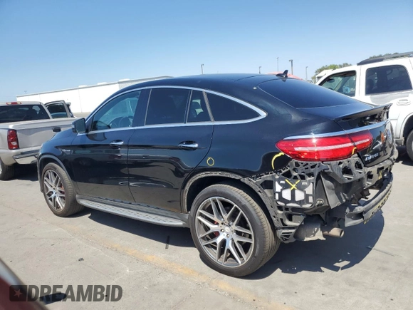 2016 Mercedes-Benz GLE 63 S AMG with VIN 4JGED7FB6GA024329, listed as a Copart auction lot 62430945 with 85,135 mi miles and Clean title. Bid and sale history available at DreamBid. Image 2.