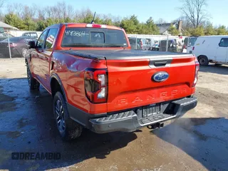 2024 Ford Ranger Lariat with VIN 1FTER4KH9RLE09180, listed as a IAAI auction lot 41913864 with 31,862 mi miles and . Bid and sale history available at DreamBid. Image 3.