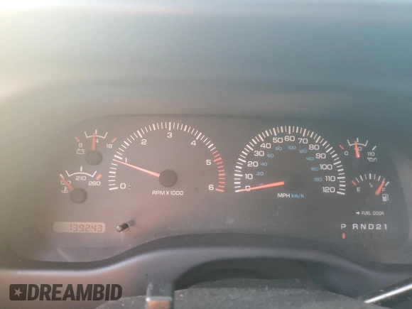 1998 Dodge Dakota SLT with VIN 1B7GG22X6WS619151, listed as a Copart auction lot 78768394 with 139,243 mi miles and Salvage Title. Bid and sale history available at carsss.com. Image 9.