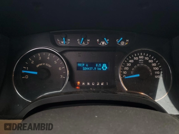 2013 Ford F-150 XL with VIN 1FTEX1EM3DFA07577, listed as a Copart auction lot 44247345 with 324,437 mi miles and Salvage title. Bid and sale history available at DreamBid. Image 9.
