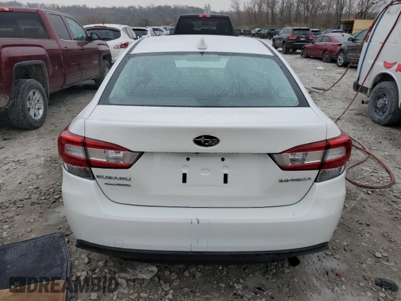2020 Subaru Impreza Premium with VIN 4S3GKAV61L3607801, listed as a Copart auction lot 82368294 with 28,816 mi miles and Salvage title. Bid and sale history available at DreamBid. Image 6.
