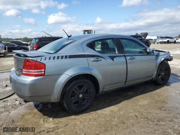 2010 Dodge Avenger R/T with VIN 1B3CC5FB8AN118801, listed as a Copart auction lot 46151395 with 141,540 mi miles and Salvage Title. Bid and sale history available at carsss.com. Image 3.