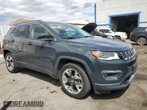 2018 Jeep Compass Limited z VIN 3C4NJCCB0JT367938, wystawiony jako Copart lot #54903035 z przebiegiem 50 310 mil mil oraz Szkoda całkowita • Salvage title. Historia ofert i sprzedaży dostępna na DreamBid. Obrazek 4.
