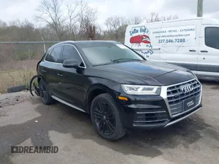2018 Audi Q5 Premium Plus with VIN WA1BNAFY0J2179413, listed as a IAAI auction lot 41791480 with 50,481 mi miles. Bid and sale history available at carsss.com. Image 1.