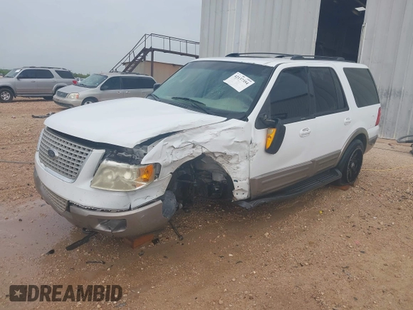 2003 Ford Expedition Eddie Bauer z VIN 1FMFU18L73LA67177, wystawiony jako IAAI lot #42137354 z przebiegiem 189 359 mil mil oraz . Historia ofert i sprzedaży dostępna na DreamBid. Obrazek 19.
