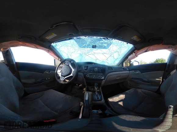 2013 Honda Civic LX with VIN 2HGFB2F57DH541438, listed as a IAAI auction lot 42442852 with Not provided miles and . Bid and sale history available at DreamBid. Image 18.