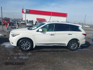2015 Infiniti QX60 with VIN 5N1AL0MM0FC515589, listed as a IAAI auction lot 41420447 with 172,570 mi miles and . Bid and sale history available at DreamBid. Image 14.