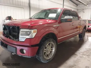 2013 Ford F-150 XL with VIN 1FTFW1EF9DFC05041, listed as a IAAI auction lot 40390315 with 178,185 mi miles. Bid and sale history available at carsss.com. Image 2.