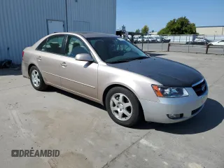 2006 Hyundai Sonata GLS with VIN 5NPEU46F86H020862, listed as a Copart auction lot 54012625 with 96,654 mi miles and Salvage Title. Bid and sale history available at DreamBid. Image 4.