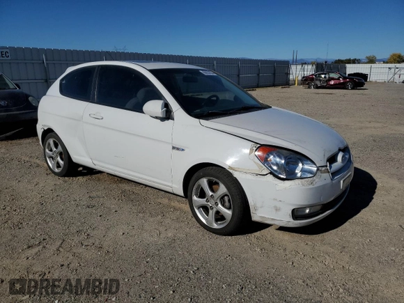 2009 Hyundai Accent Auto SE with VIN KMHCN36C09U126037, listed as a Copart auction lot 80052654 with 215,710 mi miles and Salvage Title. Bid and sale history available at carsss.com. Image 4.