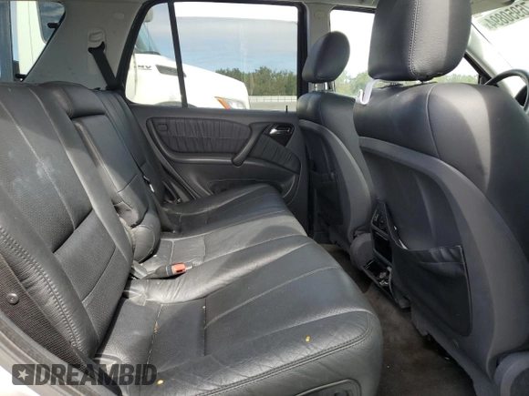 2005 Mercedes-Benz M-Class 3.7L with VIN 4JGAB57E25A535129, listed as a Copart auction lot 76950894 with 0 mi miles and Salvage Title. Bid and sale history available at carsss.com. Image 11.