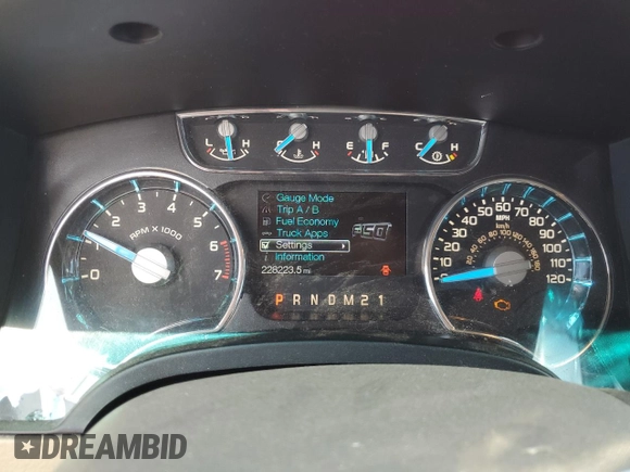 2014 Ford F-150 XL с VIN 1FTFW1ET7EKD42039, выставлен на аукционе Copart как лот 57655815 с пробегом 228 223 миль миль и Чистый • Clean title. История ставок и продаж доступна на DreamBid. Изображение 9.