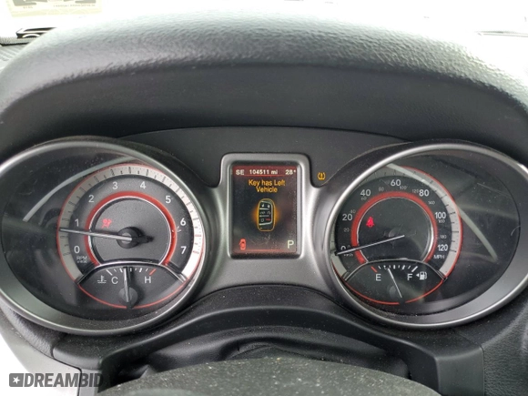 2019 Dodge Journey Crossroad with VIN 3C4PDCGG5KT820491, listed as a Copart auction lot 44510735 with 104,511 mi miles and Salvage Title. Bid and sale history available at carsss.com. Image 9.