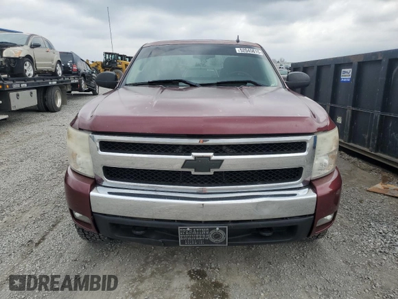 2008 Chevrolet Silverado 1500 1LT with VIN 2GCEK19J781140967, listed as a Copart auction lot 52045615 with 179,238 mi miles and Salvage Title. Bid and sale history available at DreamBid. Image 5.