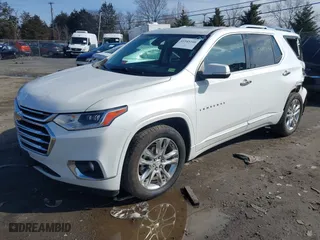 2021 Chevrolet Traverse High Country with VIN 1GNEVNKW9MJ200257, listed as a IAAI auction lot 41545240 with 72,842 mi miles. Bid and sale history available at carsss.com. Image 2.