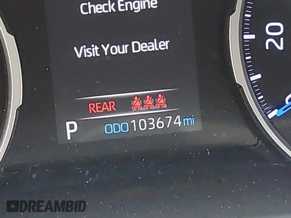 2019 Toyota RAV4 Hybrid LE with VIN JTMMWRFV3KJ012955, listed as a IAAI auction lot 42475244 with 103,674 mi miles and . Bid and sale history available at DreamBid. Image 15.