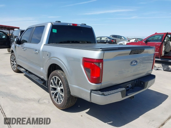 2024 Ford F-150 with VIN 1FTFW2K52RKD40023, listed as a IAAI auction lot 41731516 with 8,781 mi miles and . Bid and sale history available at DreamBid. Image 3.