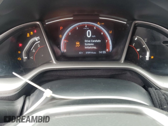 2020 Honda Civic Sedan Sport with VIN 2HGFC2F87LH574235, listed as a Copart auction lot 48822955 with 78,914 mi miles and Salvage Title. Bid and sale history available at carsss.com. Image 9.