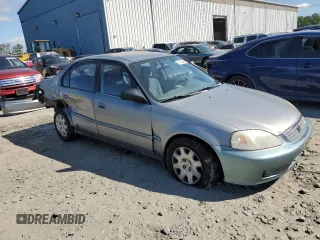 2000 Honda Civic VP z VIN 2HGEJ6617YH512191, wystawiony jako Copart lot #57139055 z przebiegiem 180 038 mil mil oraz Szkoda całkowita • Salvage title. Historia ofert i sprzedaży dostępna na DreamBid. Obrazek 4.