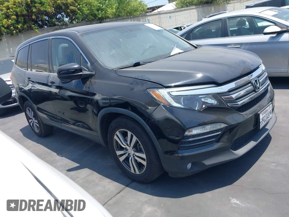 2016 Honda Pilot EX-L z VIN 5FNYF5H53GB029020, wystawiony jako IAAI lot #42346657 z przebiegiem 84 370 mil mil oraz . Historia ofert i sprzedaży dostępna na DreamBid. Obrazek 1.