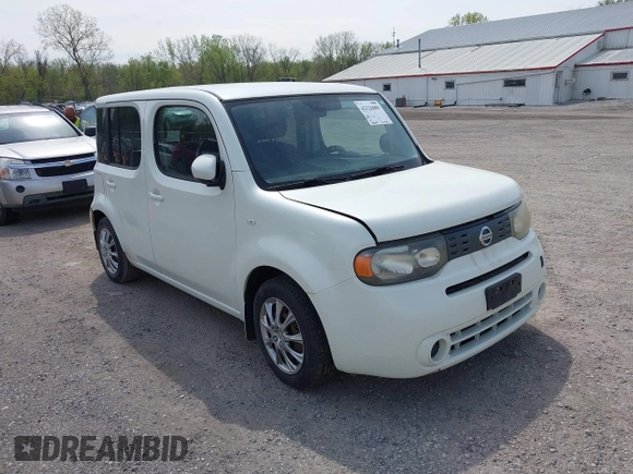 2009 Nissan Cube 1.8 SL with VIN JN8AZ28R09T111558, listed as a IAAI auction lot 42126089 with 181,649 mi miles. Bid and sale history available at carsss.com. Image 1.