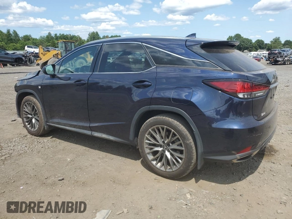2022 Lexus RX with VIN 2T2YZMDA5NC351868, listed as a Copart auction lot 64174874 with 46,973 mi miles and Salvage Title. Bid and sale history available at carsss.com. Image 2.