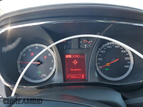 2013 GMC Terrain SLE with VIN 2GKFLTEK3D6256955, listed as a Copart auction lot 46119145 with 135,952 mi miles and Salvage Title. Bid and sale history available at DreamBid. Image 9.