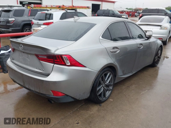 2015 Lexus IS with VIN JTHBF1D22F5055567, listed as a IAAI auction lot 41928372 with 175,725 mi miles. Bid and sale history available at carsss.com. Image 4.