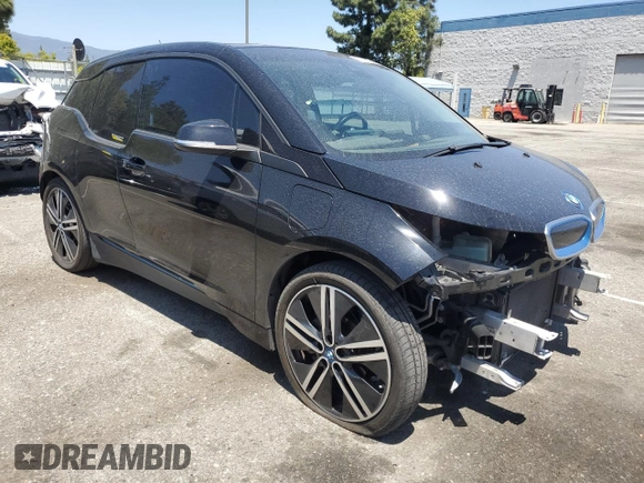 2017 BMW i3 with VIN WBY1Z8C32HV892635, listed as a Copart auction lot 57505265 with 93,399 mi miles and Salvage title. Bid and sale history available at DreamBid. Image 4.