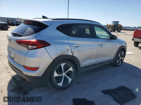 2016 Hyundai Tucson Limited with VIN KM8J33A25GU148656, listed as a Copart auction lot 54131985 with 71,340 mi miles and Salvage Title. Bid and sale history available at carsss.com. Image 3.